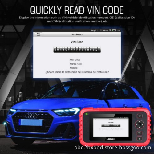 LAUNCH CRP123X OBD2 Code Reader for Engine Transmission ABS SRS Diagnostics with AutoVIN Service Lifetime Free Update Online